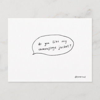 carte postale camo