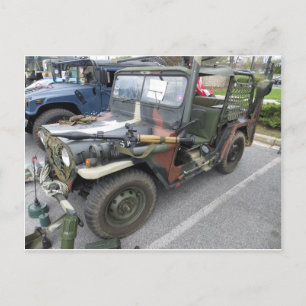 Carte Postale Camo Jeep