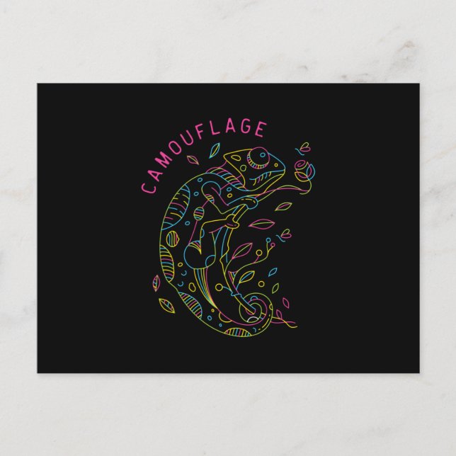 Carte Postale Camouflage (Devant)