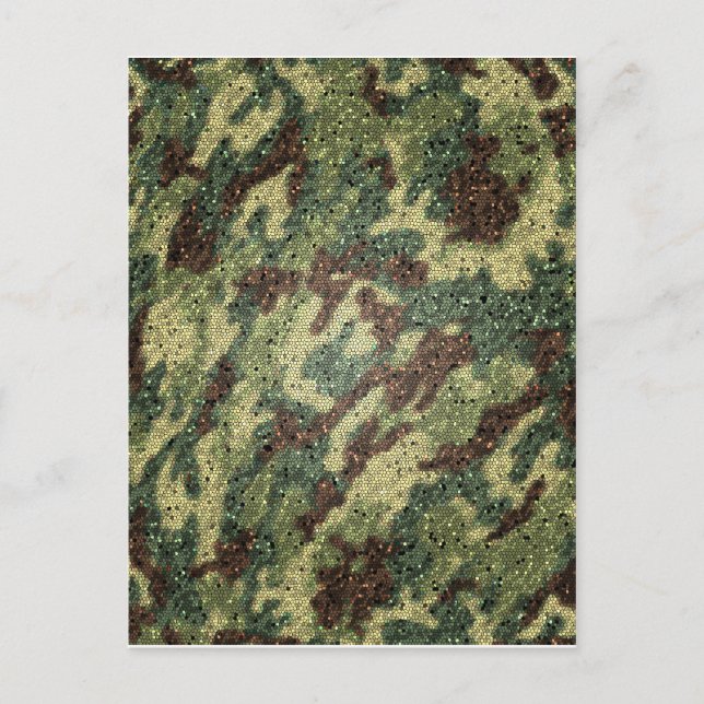 Carte Postale camouflage (Devant)