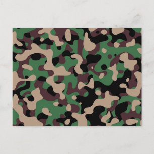 Carte Postale Camouflage