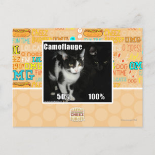 Carte Postale Camouflage