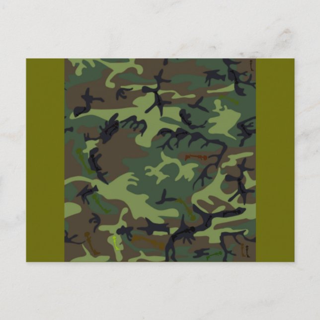 Carte Postale Camouflage Camouflage (Devant)