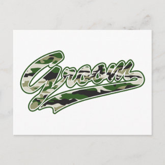 Carte Postale Camouflage de la salle militaire