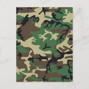 Carte Postale Camouflage militaire