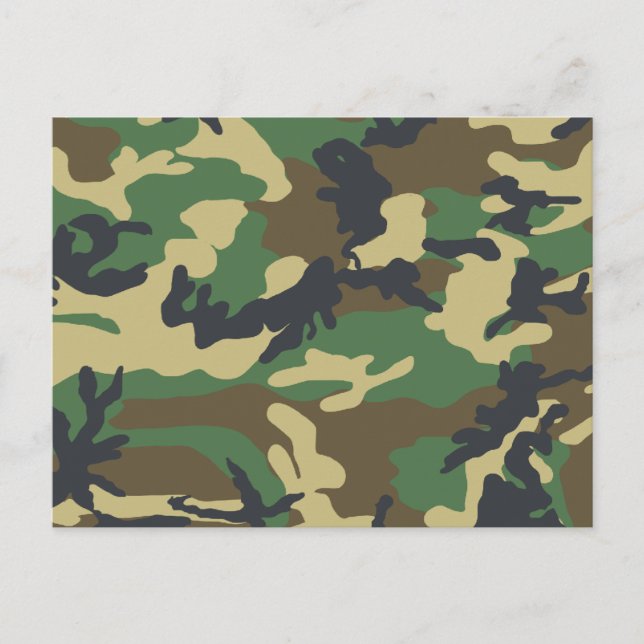 Carte Postale Camouflage militaire (Devant)