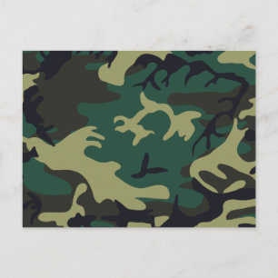 Carte Postale Camouflage militaire