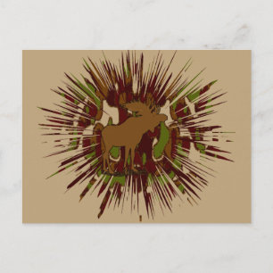 Carte Postale Camouflage Moose Break-out Camo