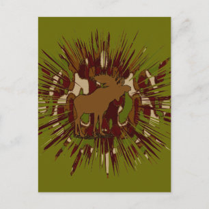 Carte Postale Camouflage Moose Break-out Camo