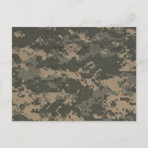 Carte Postale Camouflage numérique ACU