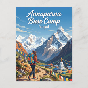 Carte Postale Camp de base de l'Annapurna Népal