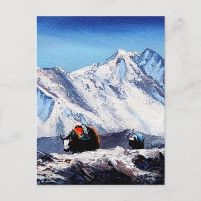 Carte Postale Camp de base de l'Everest (Devant)