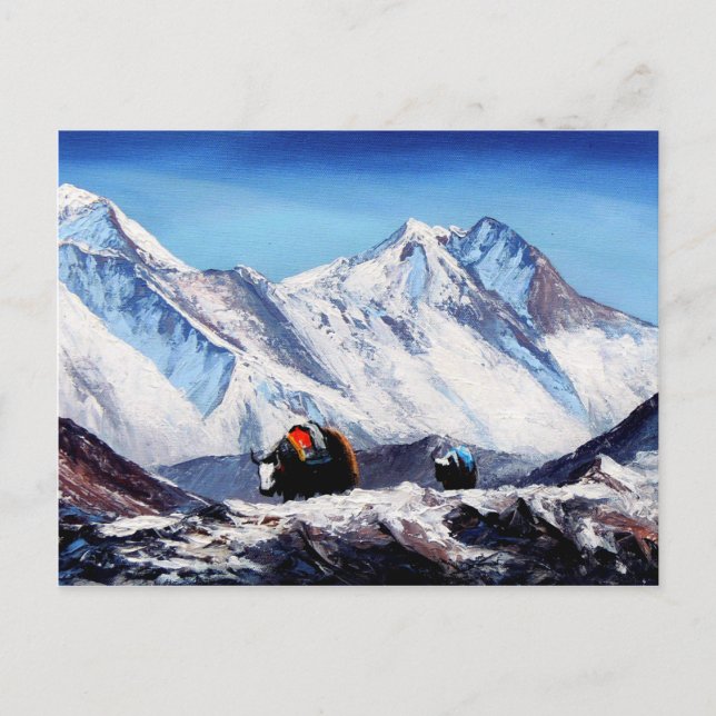 Carte Postale Camp de base de l'Everest (Devant)