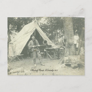 Carte Postale Camp de chasse du Kentucky 1908