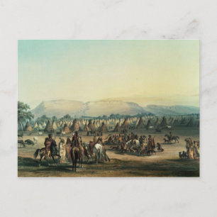 Carte Postale Camp des Indiens Piekann