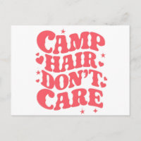 Camp Hair Ne vous souciez pas Camping d'été Filles