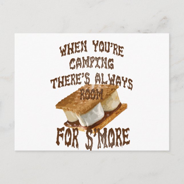 Carte Postale Camp Smores (Devant)