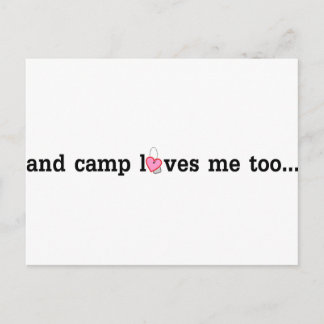 Carte Postale Camp t'aime aussi....