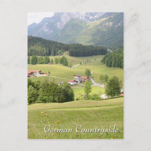 Carte Postale Campagne allemande idyllique