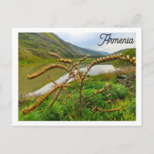 Campagne arménienne sereine Lac & Collines vertes