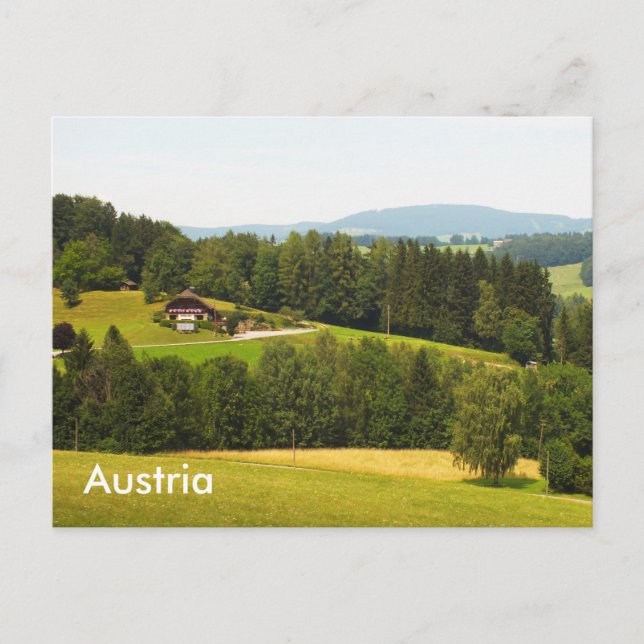 Carte Postale Campagne autrichienne (Devant)