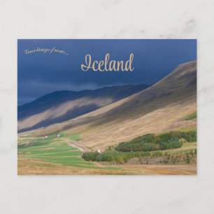 Carte Postale Campagne en Islande