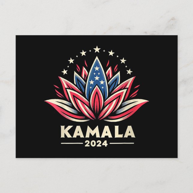 Carte Postale Campagne Présidentielle 2024 de Kamala Harris pour (Devant)