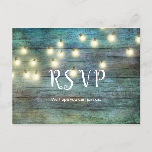Carte Postale Campagne Rustique | Bois Vintage | Marron (Devant)