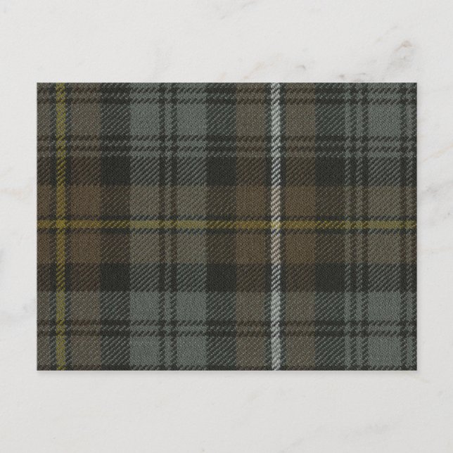 Carte postale Campbell d'Argyll Patiné Tartan (Devant)