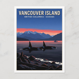 Carte Postale Campbell River et Discovery Passage Voyage Canada