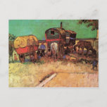 Carte Postale Campement des Tziganes avec caravanes par van Gogh<br><div class="desc">Ce tableau intitulé Encampment of Gypsies with Caravans est réalisé par le célèbre artiste Vincent van Gogh. À propos de Vincent van Gogh Vincent van Gogh considérait la couleur comme le symbole principal de l'expression. Il y a une raison pour laquelle son art se connecte avec les spectateurs, parce que...</div>