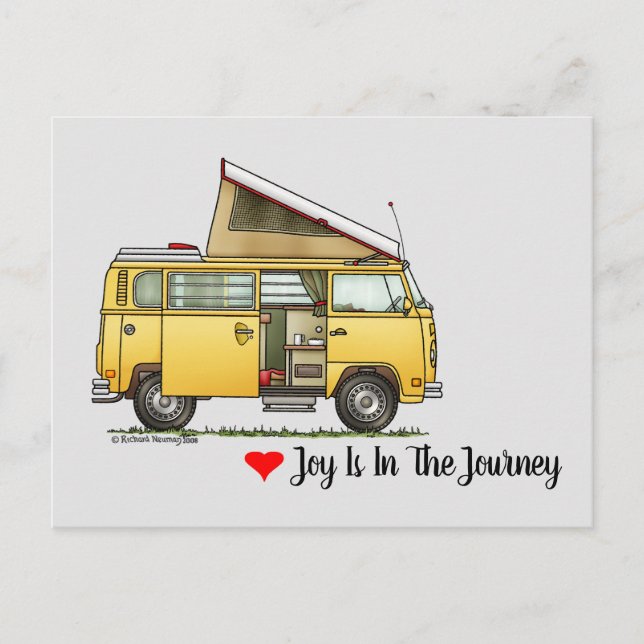 Carte Postale Camper Camper Van (Devant)