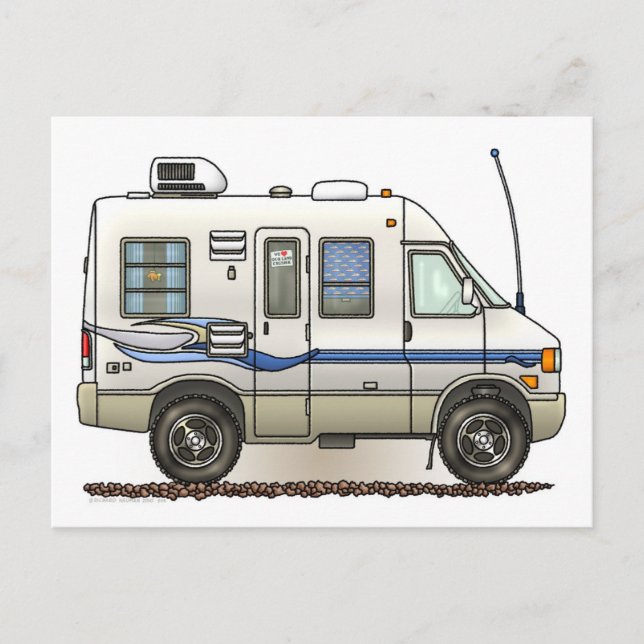 Carte Postale Camper RV Rialta Winnebago (Devant)