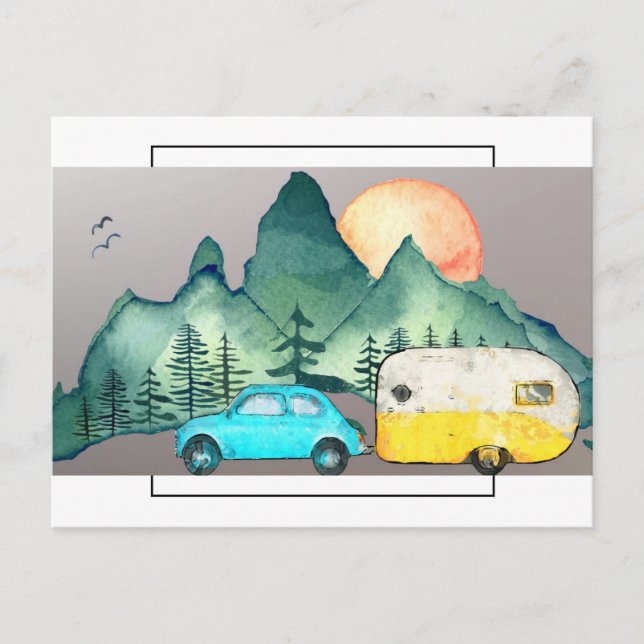 Carte Postale Camping (Devant)