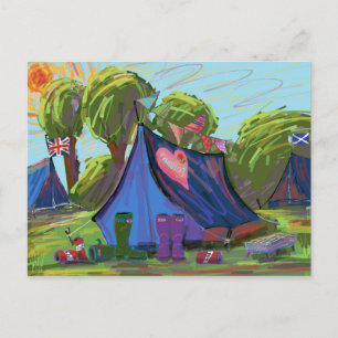 Carte Postale Camping