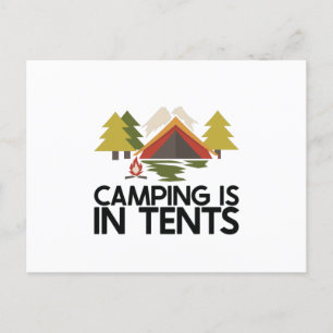 Carte Postale Camping