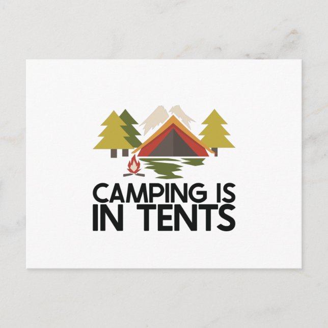 Carte Postale Camping (Devant)