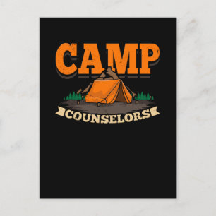 Carte Postale Camping - Conseiller de camp