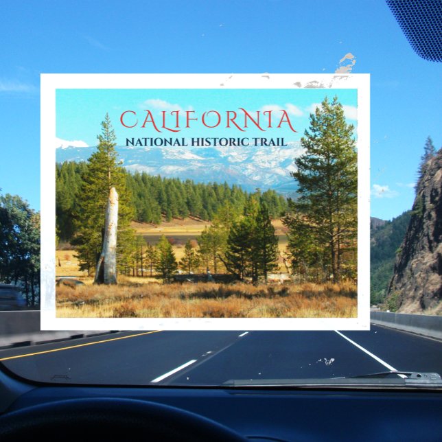 Carte Postale Camping Donner-Reed, lac Donner, Californie (Créateur téléchargé)