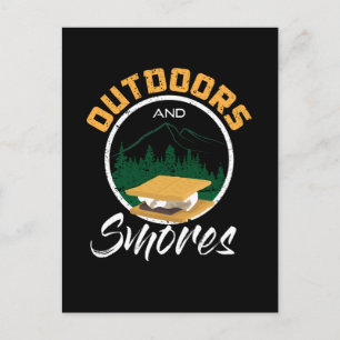 Carte Postale Camping - Extérieur Et Smorses
