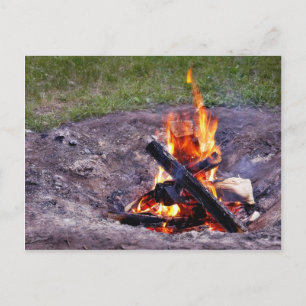 Carte Postale Camping Fires