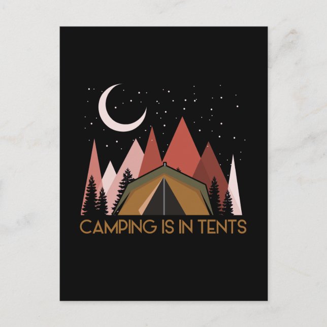 Carte Postale Camping Is (Devant)