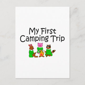 Carte Postale Camping Mon Premier Voyage De Camping