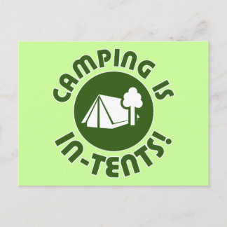 Carte Postale camping sous tentes