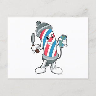 Carte Postale Can as Hairtravh Razor