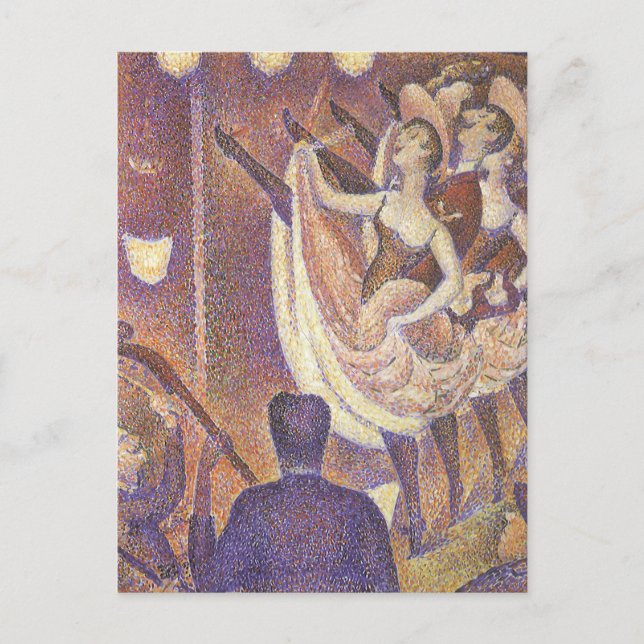 Carte Postale Can Can Can Dance, Le Chahut par Georges Seurat (Devant)