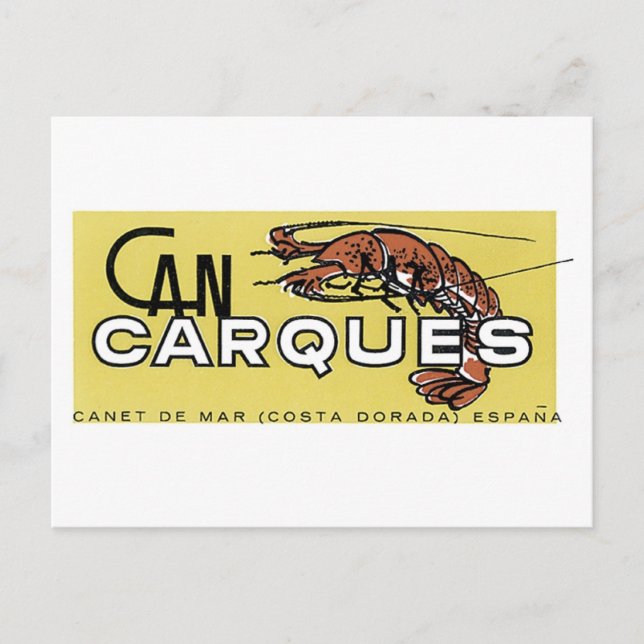 Carte Postale Can Carques Canet de Mar Costa Dorada Espana (Devant)