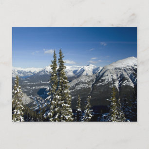 Carte Postale Canada, Alberta, Banff. Vues de la vallée de Bow