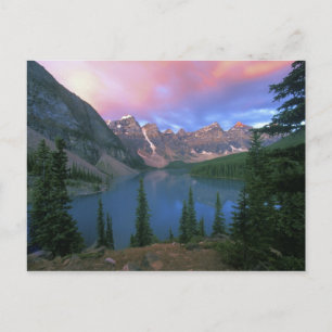 Carte Postale Canada, Alberta, lac Moraine à l'aube, Banff