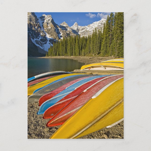 Carte Postale Canada, Alberta, parc national de Banff, Moraine (Devant)
